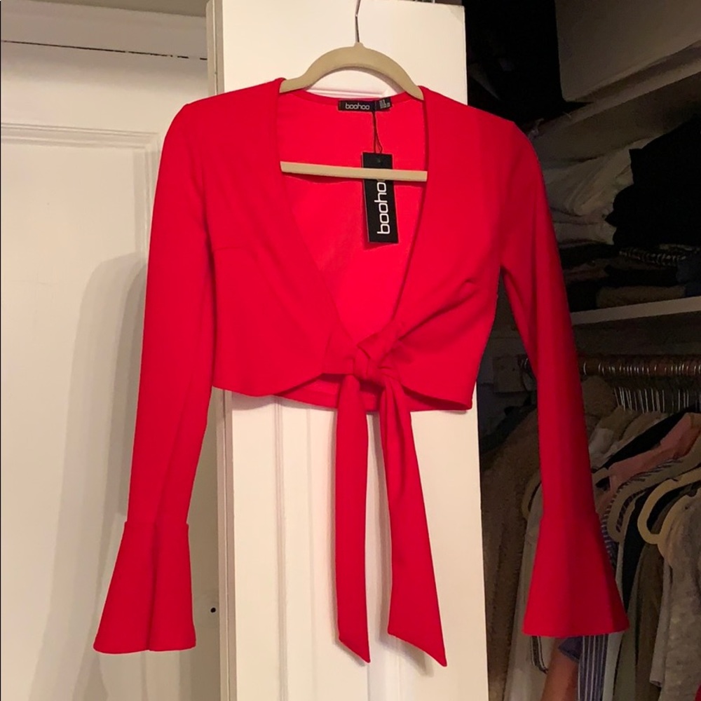 (Never Worn) Red Crop Top